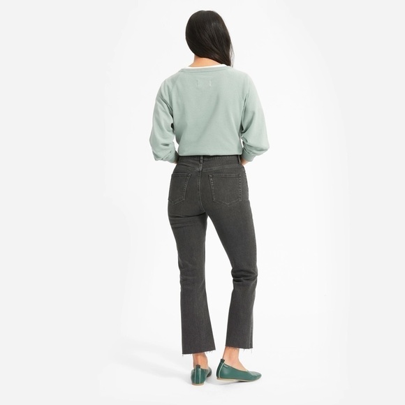 EVERLANE High Rise Kick Crop Jeans - Picture 2 of 6